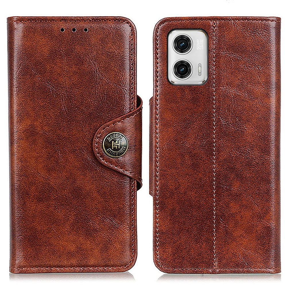 KHAZHEN For Motorola Moto G73 5G PU Leather Stand Case Wallet Protective Phone Cover KHAZHEN For Motorola Moto G73 5G PU Leather Stand Case Wallet Protective Phone Cover
